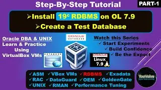 Step By Step Tutorial - Install Oracle 19c and Create a Test Database on Oracle Linux VM (Part-1)