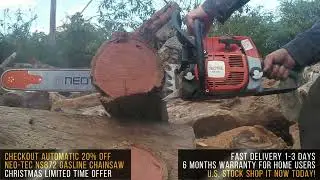 NEOTEC NS872 Chainsaw Sawing Test