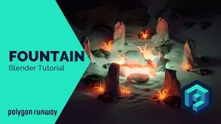 Fountain of Youth - Blender 2.8 Low Poly 3D Modeling Tutorial