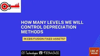 How many Levels we will control Depreciation methods in EBS/Fusion Fixed Assets?