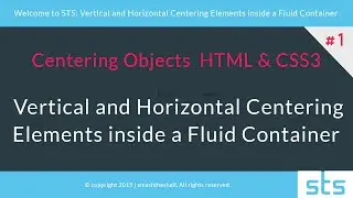 How to Vertically and Horizontally Center Elements with CSS3 | #1