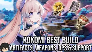 Best Build For Kokomi! Artifacts, Weapons, DPS & Support In Genshin Impact