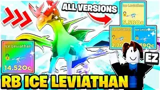 NOOB SPAWNS WITH RB ICE LEVIATHAN TEAM IN ROBLOX CLICKER SIMULATOR! *ALL VERSIONS*