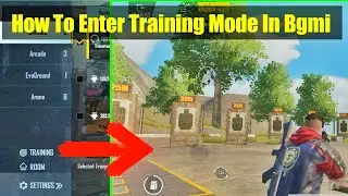 How To Enter Training Mode In Bgmi |Battlegrounds Mobile India|Training Ground Me Kaise Jaye|