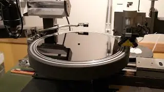 The process of making music records. | The largest music record factory in Japan.