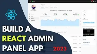 Build a REACT Admin Dashboard App using Material UI, ChartJS, and DataGrids in 2023