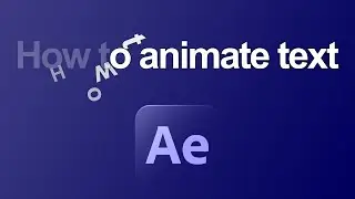 After Effects How to use text animation presets for free