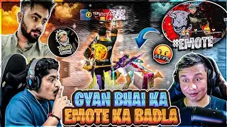 TONDE GAMER & SUDIP SARKAR PERFECT REVENGE ON GYANGAMING EMOTE KA BADLA - Garena Free Fire