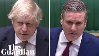 Keir Starmer faces off with Boris Johnson for first time during PMQs