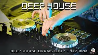 Deep house drums Loop - 122 BPM