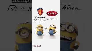 Koenigsegg Regera VS Bugatti Chiron minions style funny