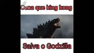 cena que king kong salva o GODZILLa