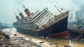 Abandoned Cruise Ship Left to Rot – What Happened to This Forgotten Giant?