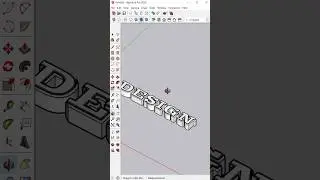 How To Make 3D Text In SketchUp 