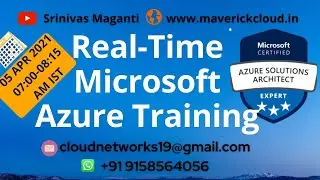 English | Microsoft Azure Admin + Architect  Realtime Training |from 05 Apr 