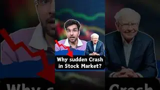 Why sudden crash in Stock Market? #finance #money #investing #gkhindi #gkindia #basicgyaan