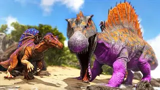 Taming the Most Unlikely pair of Spinosaurus! | ARK MEGA Modded #14