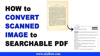 How to Convert Scanned Images to Searchable PDF Documents Online