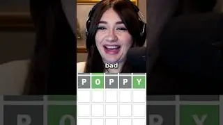 I couldn't believe that My Chat used this Wordle to make fun of me..