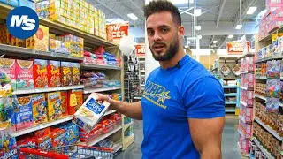 Grocery Shopping With Pro Bodybuilders | Off-Season Bulking Food | Logan Franklin