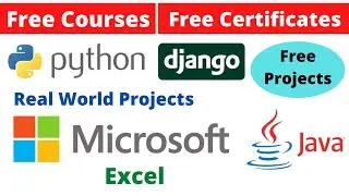 Udemy Free Certificate Courses Django Python | Microsoft Excel | Real World Projects Online Classes