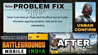 Fix Server is not online yet. Bgmi || Bgmi Server kab chalu hoga | Bgmi Server Problem today