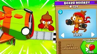 Boxer Monkey vs Bloonarius in BTD 6!