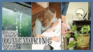 Rainy and Productive Week at Home | Homemaking Motivation + Meal Planning + New Instant Pot Recipes!