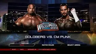 WWE 2K14 PS3 - Goldberg VS CM Punk