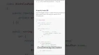 PHP 8.4 : Les property hooks #code #php