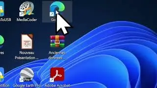 Créer une raccourci d'internet Edge vers ton bureau avec Windows 10 ou 11