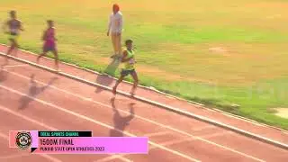 1500m Men FINAL OF PUNJAB STATE OPEN ATHLETICS CHAMPIONSHIP 2023 , WAR-HERO SATDIUM SANGRUR