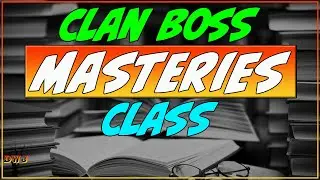 Clan Boss Masteries Class | Raid Shadow Legends