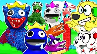 ROBLOX FIND THE RAINBOW FRIENDS MORPHS!! (All Rainbow Friends UNLOCKED!)