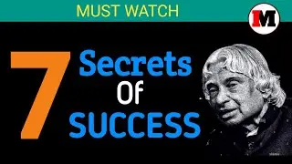 APJ Abdul Kalam Most Inspiring Speech | Seven Secrets Of Success | One Of The Greatest Speeches Ever