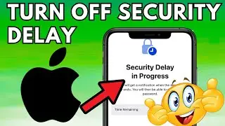 How to Turn OFF Security Delay in Progress in iPhone