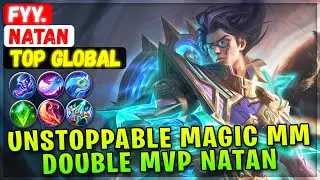 Unstoppable Magic Marksman Double MVP Natan [ Top Global Natan ] Fyy. - Mobile Legends Emblem Build