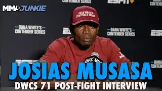 Josias Musasa Thanks Kamaru Usman For Helping Him Get Chance to Compete For UFC Contract | DWCS 71