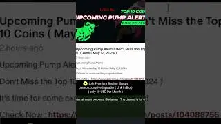Upcoming Pump Alerts 10x | Top 10 Crypto Coins 