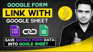 how to link google form to google sheet | link google form with google sheet