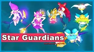 All Star Guardian Skins: Janna,Jinx,Lux,Lulu,Poppy (League of Legends)