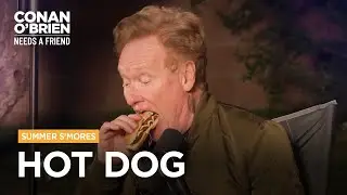 Conan Refuses To Put Ketchup On His Hot Dog | Conan OBrien Needs A Friend