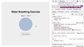 Code Kata: Water Breathing Exercise In JavaScript