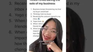 Selling my business made me cry