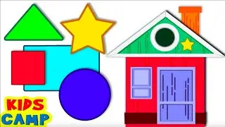 Learn Shapes for Kids with House | Best Learning Videos for Toddlers | @kidscamp