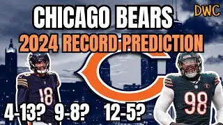 Chicago Bears 2024 Record Prediction! Full GAME BY GAME Picks!