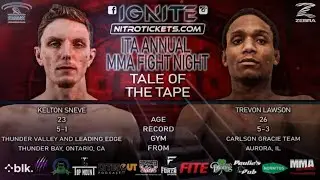 Kelton Sneve vs Trevon Lawson Ignite ITA 1