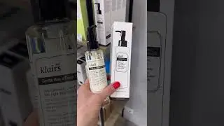 Гидрофильное масло Dear, klairs Gentle Black Fresh Cleansing Oil#shorts