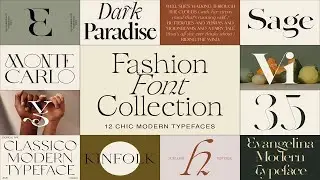 The Fashion Font Collection Free Download