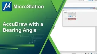 19 - AccuDraw with Bearing Angle